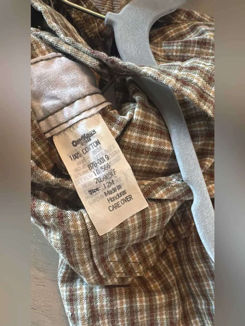 OshKosh Bgosh plaid baby